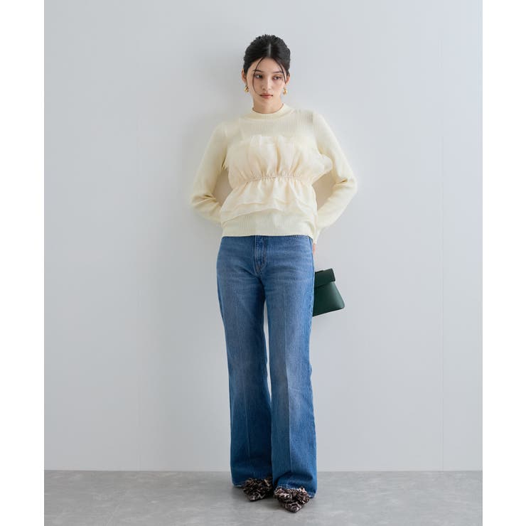 旬なレイヤードスタイルが叶う！ビスチェドッキングニット/洗える | VIS  | 詳細画像18 