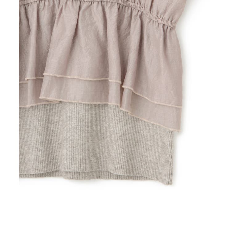 旬なレイヤードスタイルが叶う！ビスチェドッキングニット/洗える | VIS  | 詳細画像34 