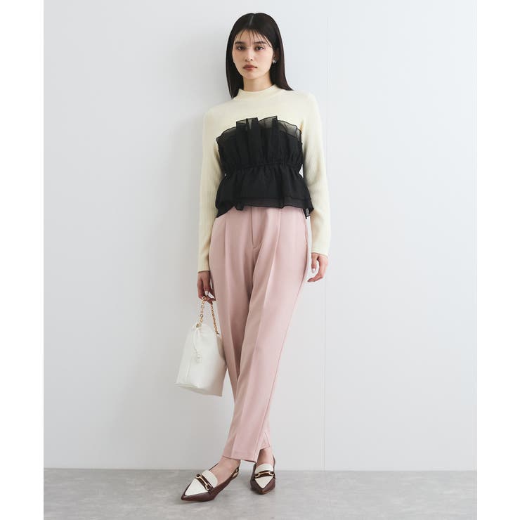 旬なレイヤードスタイルが叶う！ビスチェドッキングニット/洗える | VIS  | 詳細画像6 