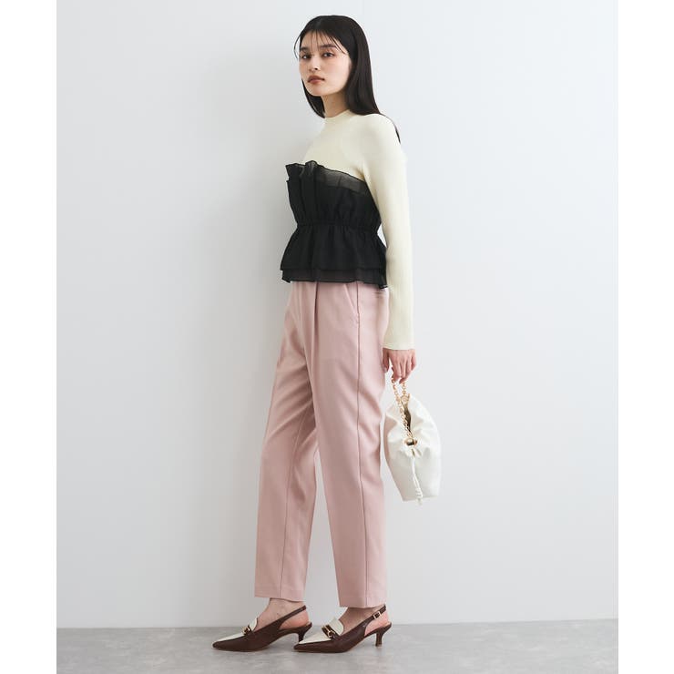 旬なレイヤードスタイルが叶う！ビスチェドッキングニット/洗える | VIS  | 詳細画像7 