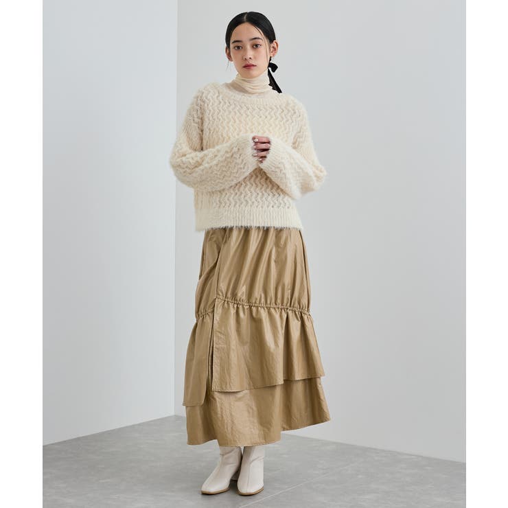 KiKKi プリントニットプルオーバー キッキ（KiKKi） - QVC.jp