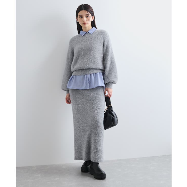 【セットアップ対応】ラメシャギーニットプルオーバー【静電気防止】 | VIS  | 詳細画像15 