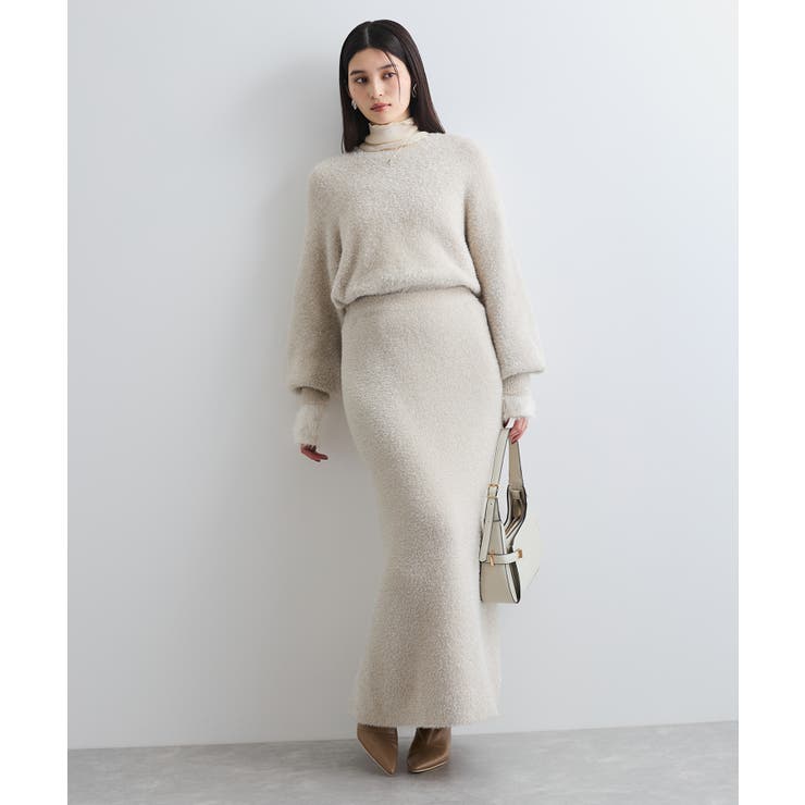 【セットアップ対応】ラメシャギーニットプルオーバー【静電気防止】 | VIS  | 詳細画像3 