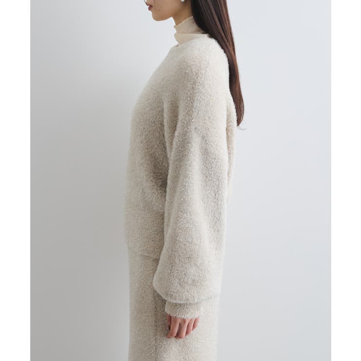 【セットアップ対応】ラメシャギーニットプルオーバー【静電気防止】 | VIS  | 詳細画像24 