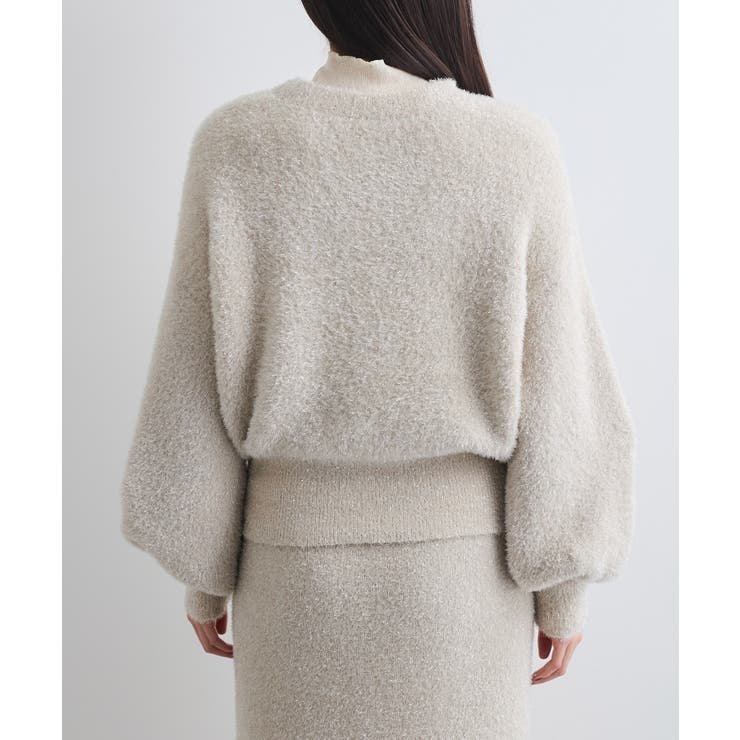 【セットアップ対応】ラメシャギーニットプルオーバー【静電気防止】 | VIS  | 詳細画像25 