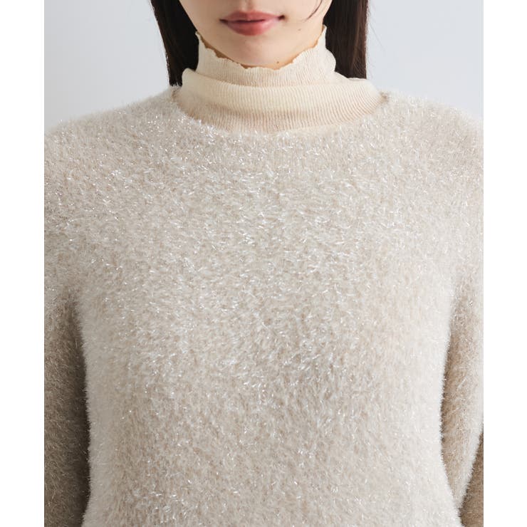 【セットアップ対応】ラメシャギーニットプルオーバー【静電気防止】 | VIS  | 詳細画像26 