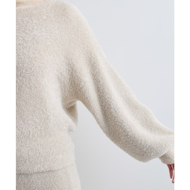 【セットアップ対応】ラメシャギーニットプルオーバー【静電気防止】 | VIS  | 詳細画像27 