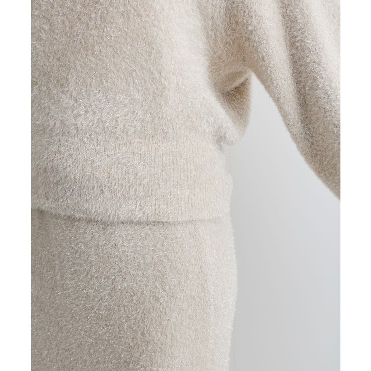 【セットアップ対応】ラメシャギーニットプルオーバー【静電気防止】 | VIS  | 詳細画像28 