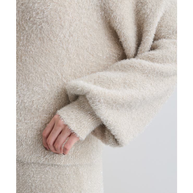 【セットアップ対応】ラメシャギーニットプルオーバー【静電気防止】 | VIS  | 詳細画像29 