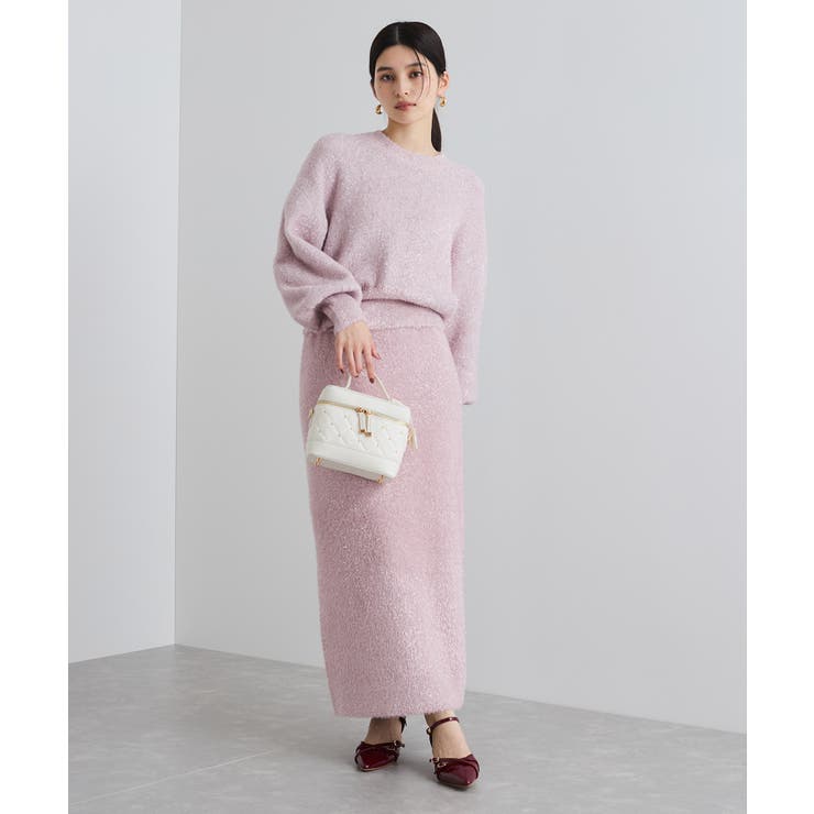 【セットアップ対応】ラメシャギーニットプルオーバー【静電気防止】 | VIS  | 詳細画像8 