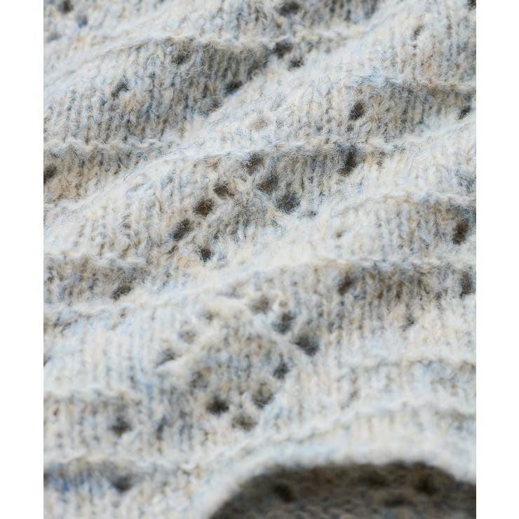 ミックスカラー深Vネックニット | VIS  | 詳細画像25 