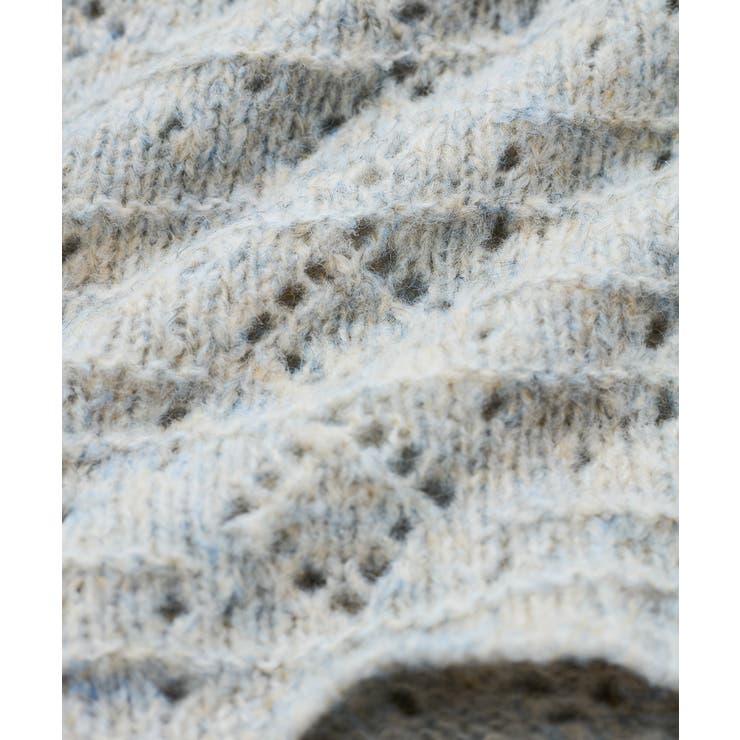 ミックスカラー深Vネックニット | VIS  | 詳細画像35 