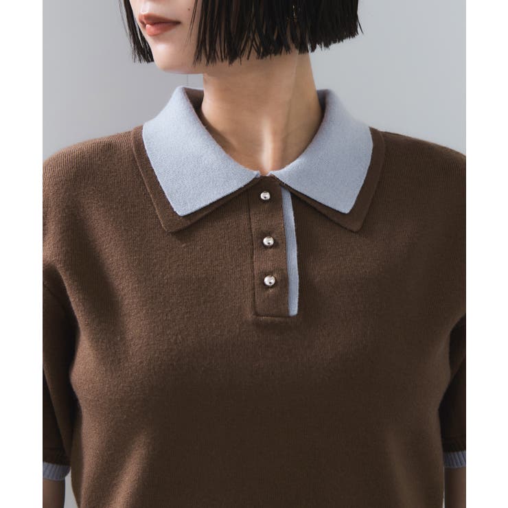 ダブルカラーポロトップス | VIS  | 詳細画像17 