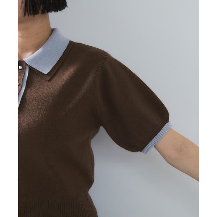ダブルカラーポロトップス | VIS  | 詳細画像18 