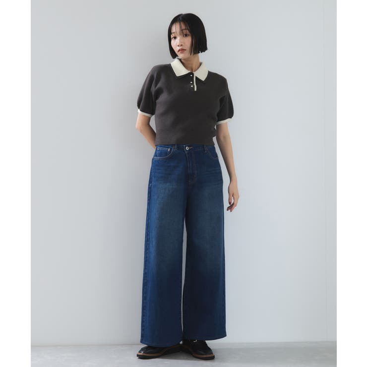 ダブルカラーポロトップス | VIS  | 詳細画像2 