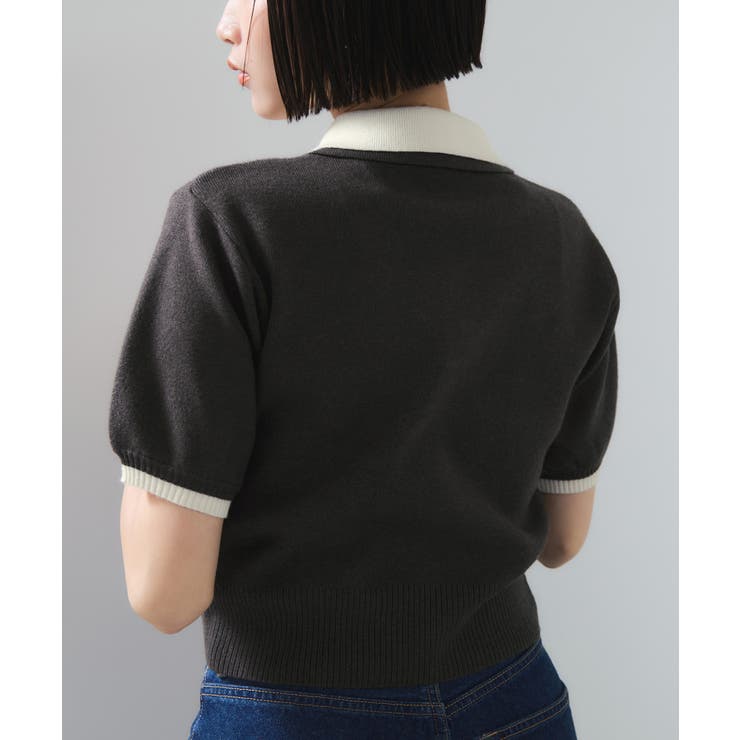 ダブルカラーポロトップス | VIS  | 詳細画像5 