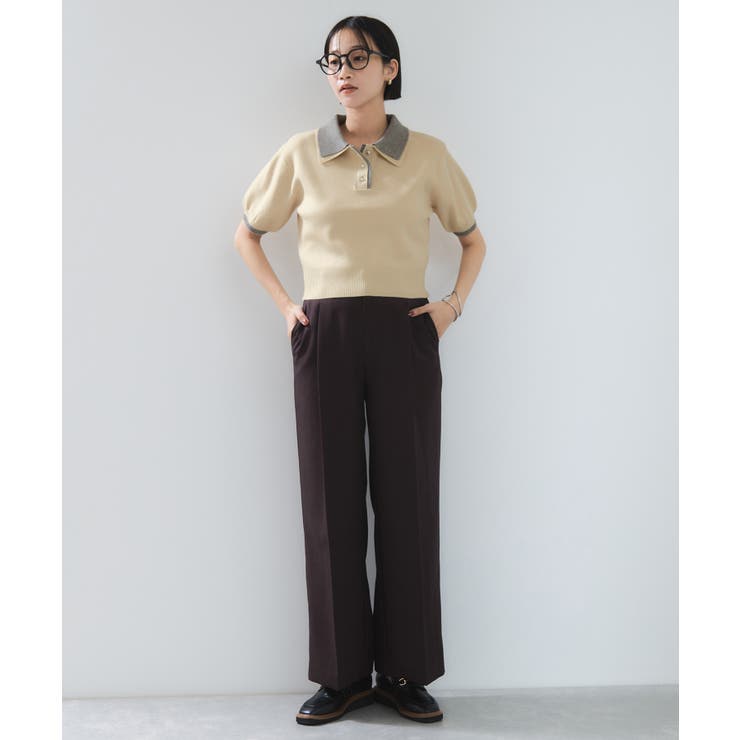 ダブルカラーポロトップス | VIS  | 詳細画像6 