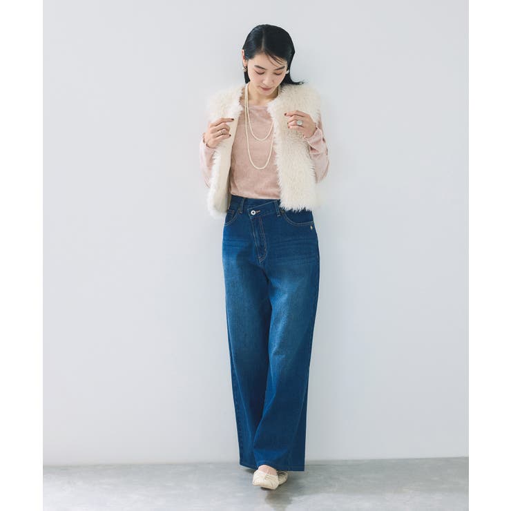 シアーベロアロングスリーブTシャツ | VIS  | 詳細画像14 