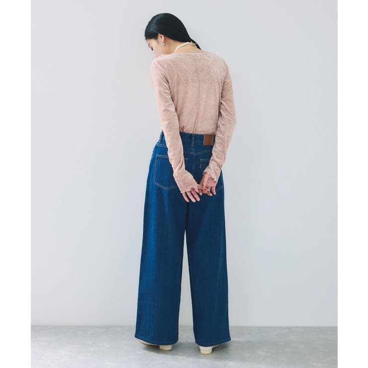 シアーベロアロングスリーブTシャツ | VIS  | 詳細画像16 