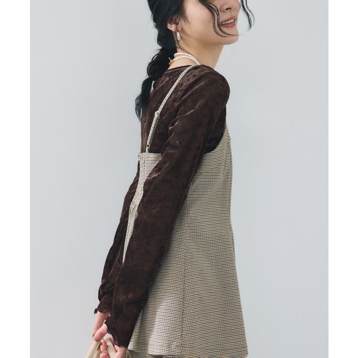 シアーベロアロングスリーブTシャツ | VIS  | 詳細画像29 