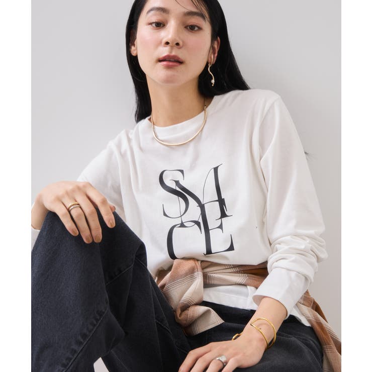 ホワイト系(11) | フォト＆ロゴアソートロングスリーブTシャツ | VIS 