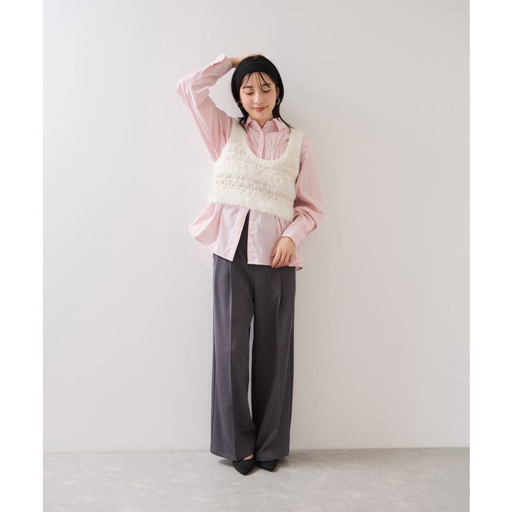 フェザーツイードニットビスチェ/2WAY | VIS  | 詳細画像14 