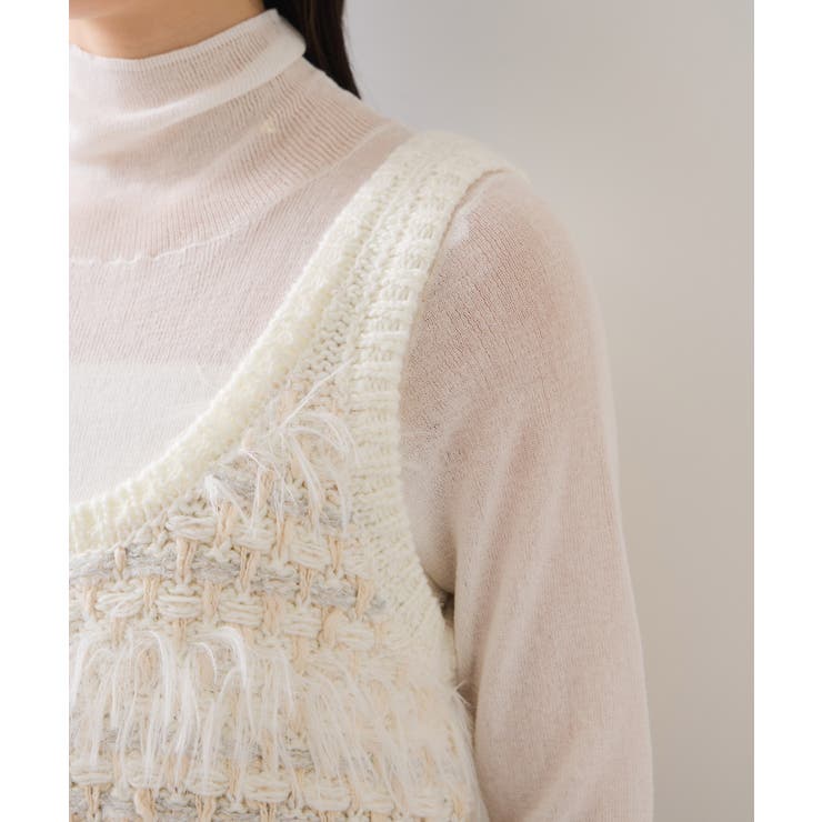 フェザーツイードニットビスチェ/2WAY | VIS  | 詳細画像20 