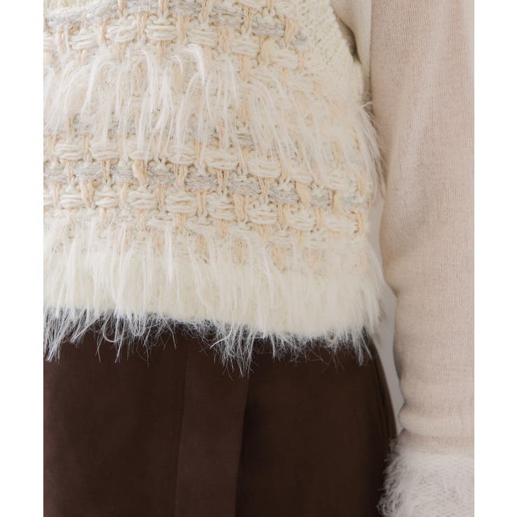 フェザーツイードニットビスチェ/2WAY | VIS  | 詳細画像21 