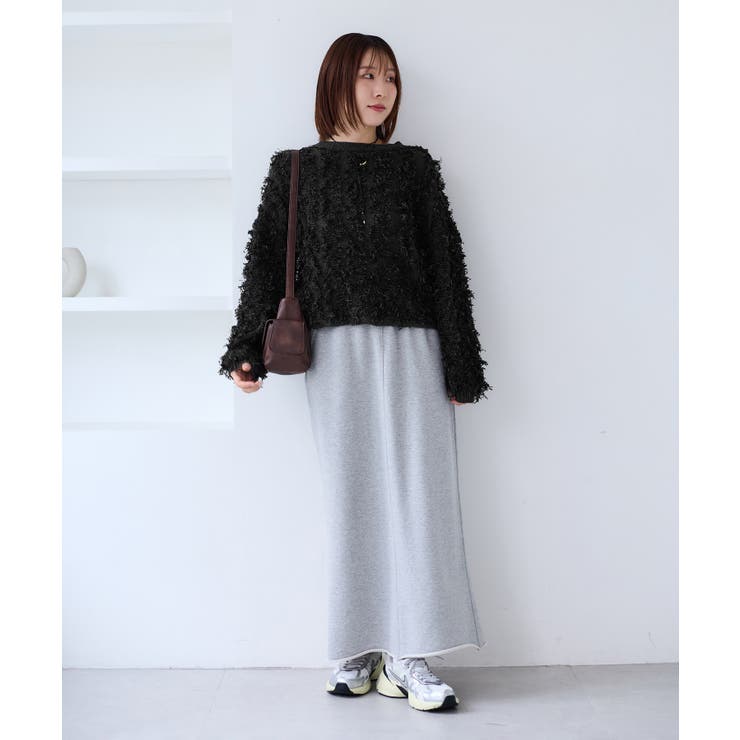 リボンヤーンフリンジニットプルオーバー | VIS  | 詳細画像20 