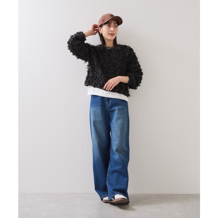 リボンヤーンフリンジニットプルオーバー | VIS  | 詳細画像26 