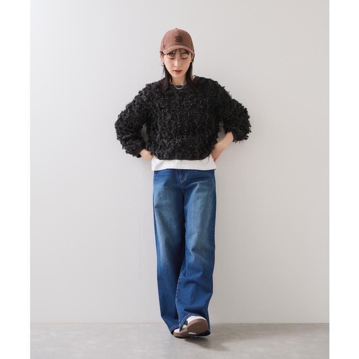 リボンヤーンフリンジニットプルオーバー | VIS  | 詳細画像27 