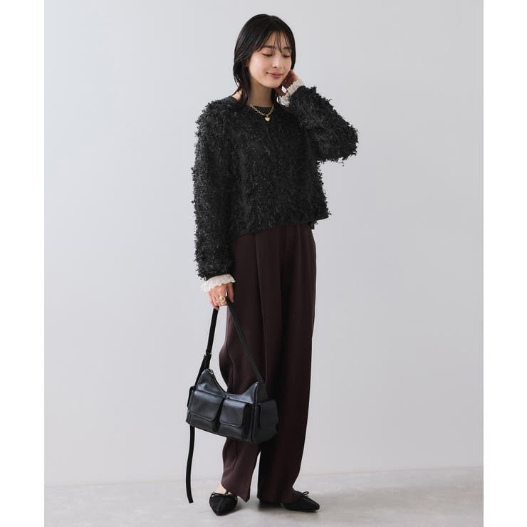 リボンヤーンフリンジニットプルオーバー | VIS  | 詳細画像32 