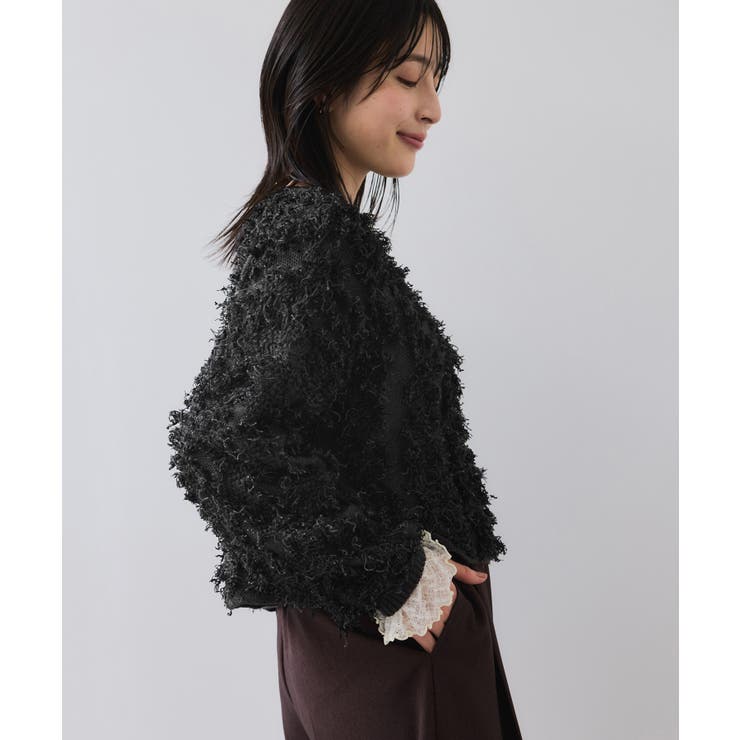 リボンヤーンフリンジニットプルオーバー | VIS  | 詳細画像33 