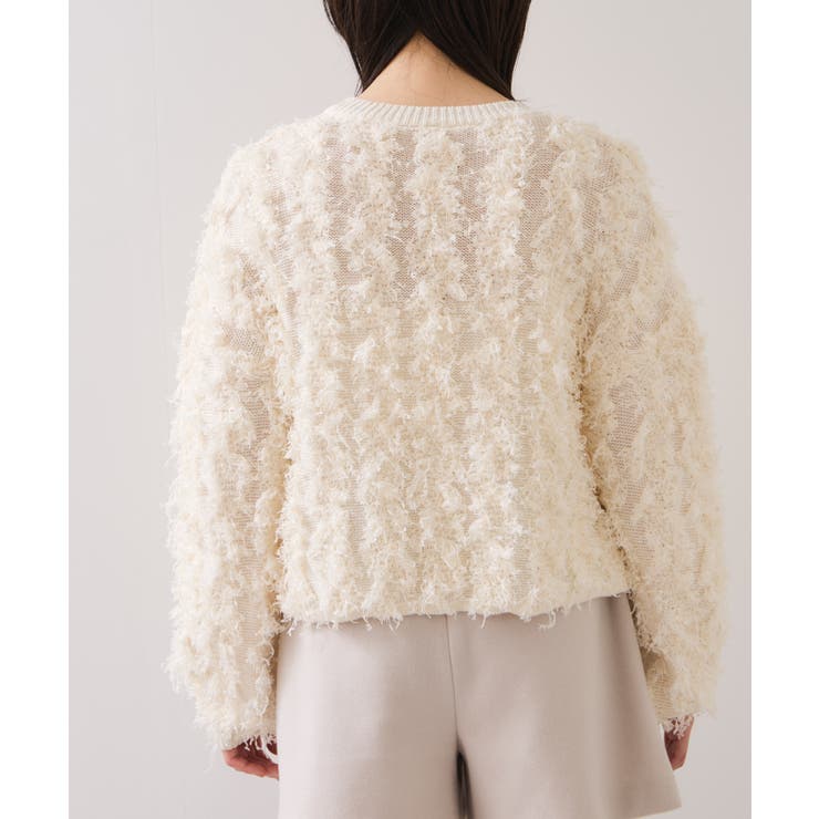 リボンヤーンフリンジニットプルオーバー | VIS  | 詳細画像41 