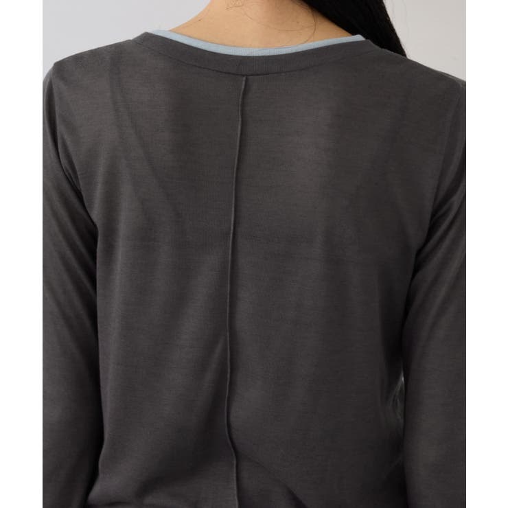 配色レイヤードシアーロンT | VIS  | 詳細画像18 