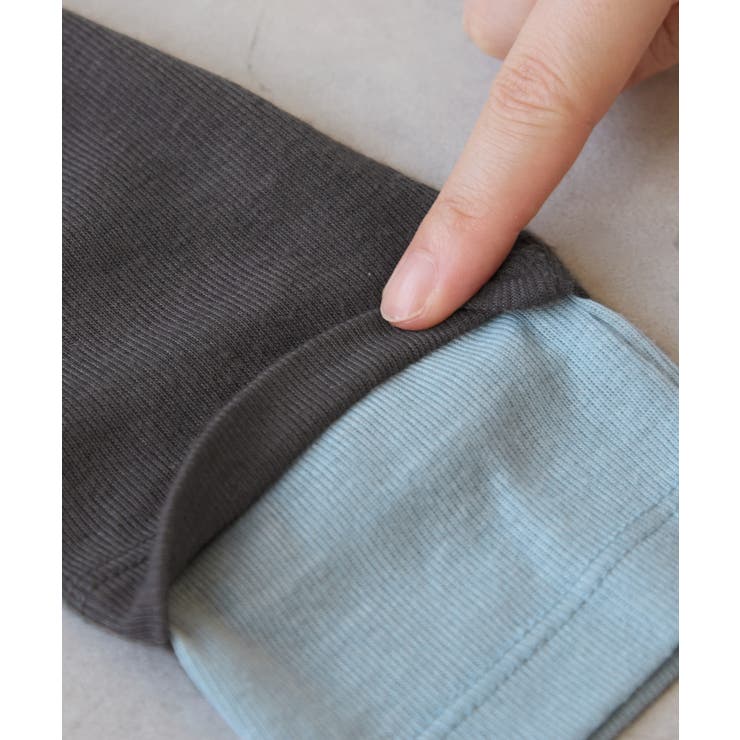 配色レイヤードシアーロンT | VIS  | 詳細画像23 