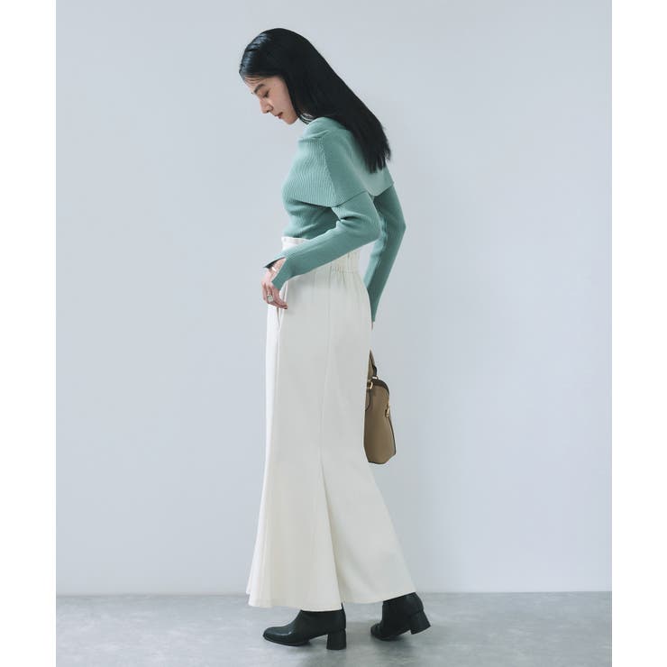 【美得】オフショルダーモチモチリブニット/好評につき再入荷 | VIS  | 詳細画像29 