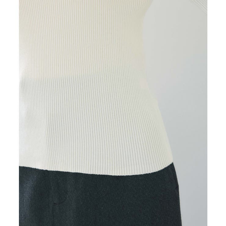 【美得】オフショルダーモチモチリブニット/好評につき再入荷 | VIS  | 詳細画像39 