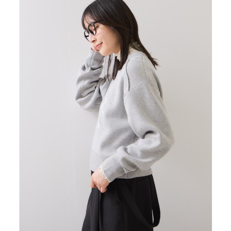 スウェットライクジャガードロゴニット | VIS  | 詳細画像10 