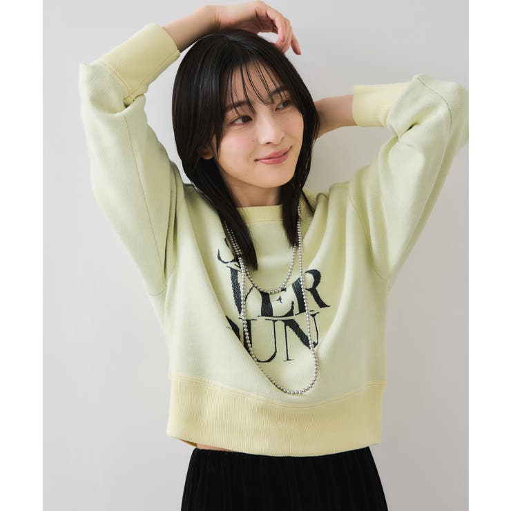 スウェットライクジャガードロゴニット | VIS  | 詳細画像16 