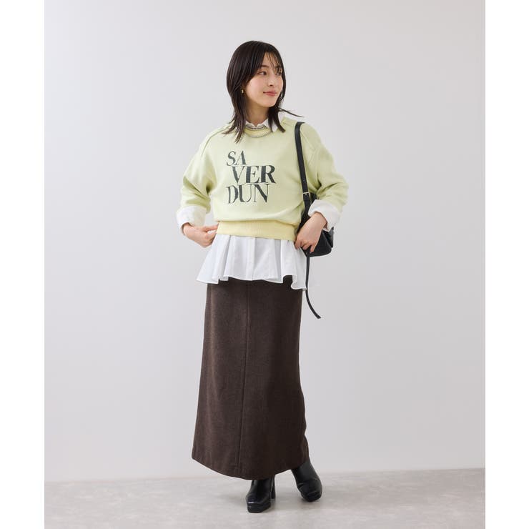 スウェットライクジャガードロゴニット | VIS  | 詳細画像17 