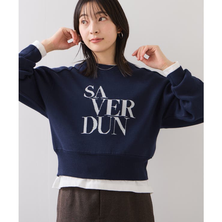 スウェットライクジャガードロゴニット | VIS  | 詳細画像3 