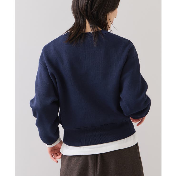 スウェットライクジャガードロゴニット | VIS  | 詳細画像7 