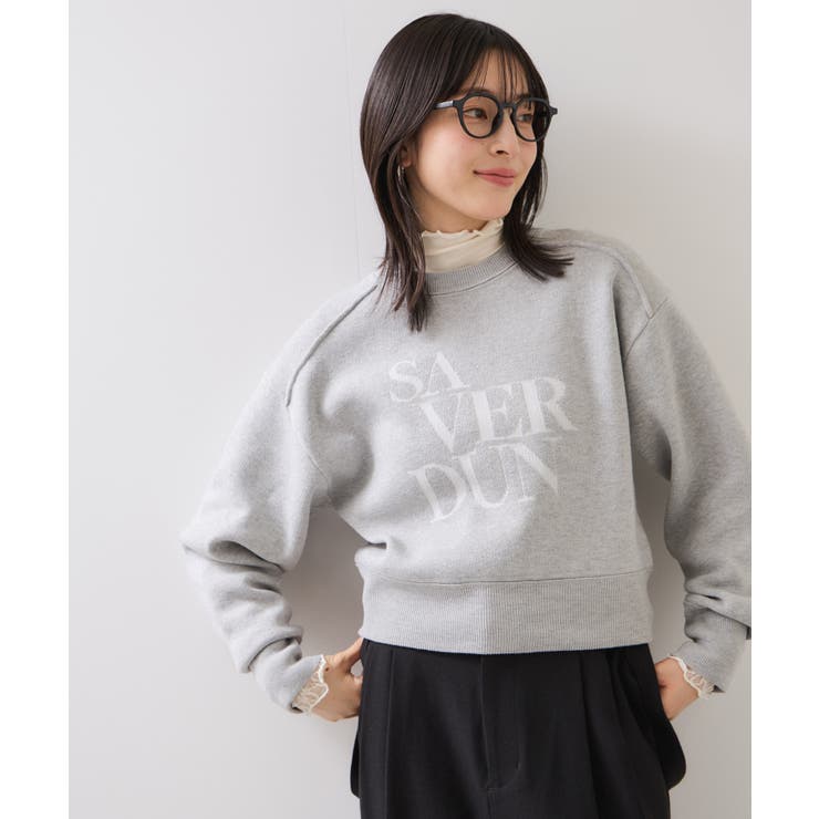 ライトグレー(08) | スウェットライクジャガードロゴニット | VIS 