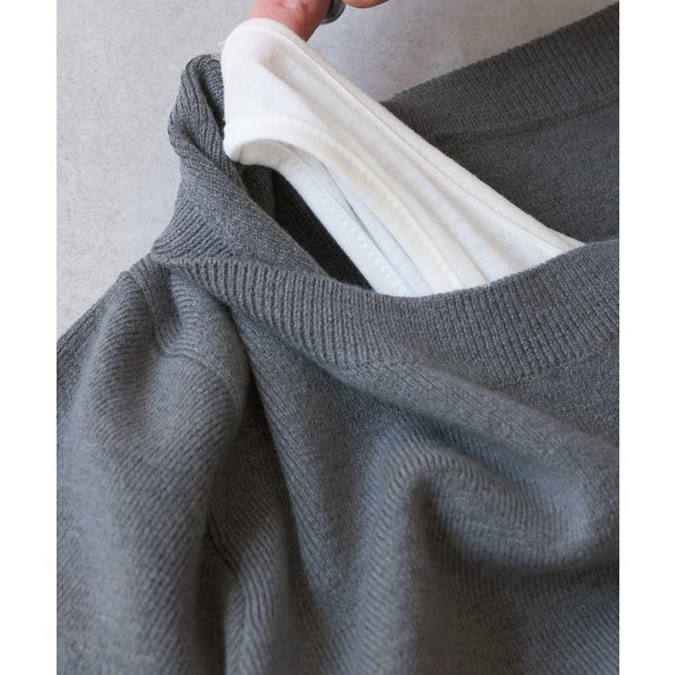 ペプラムオーガンジードッキングニットプルオーバー | VIS  | 詳細画像24 