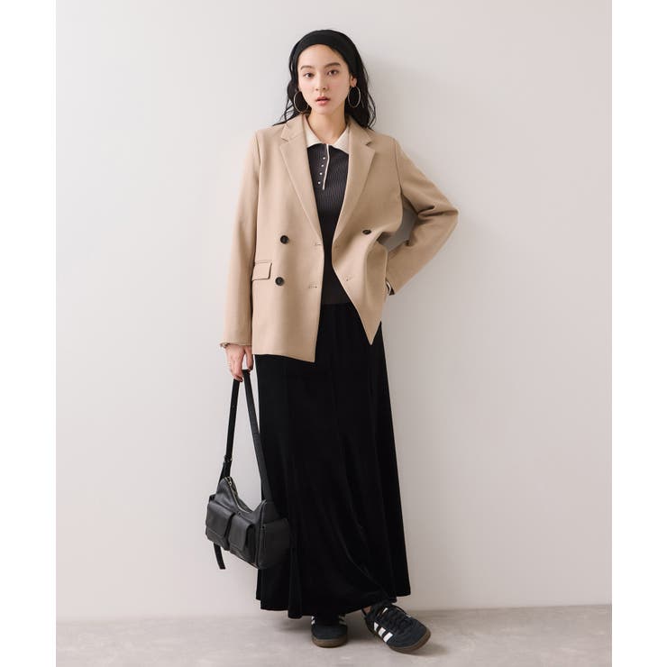 ダブルカラーポロニットトップス | VIS  | 詳細画像15 