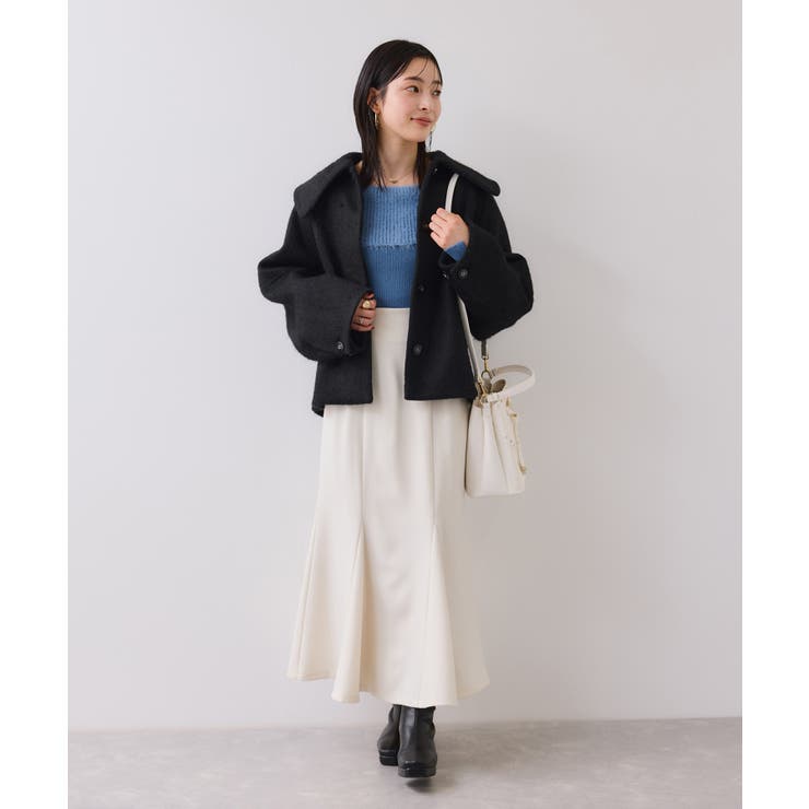 フェザーヤーンオフショルもちもちリブニット/イージーケア | VIS  | 詳細画像20 