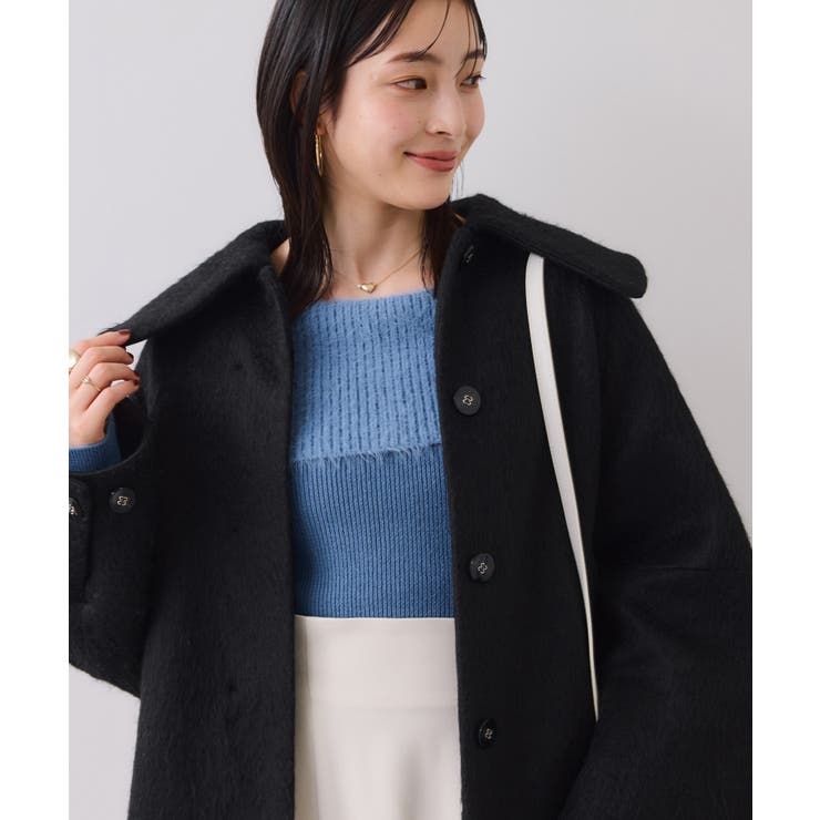 フェザーヤーンオフショルもちもちリブニット/イージーケア | VIS  | 詳細画像21 