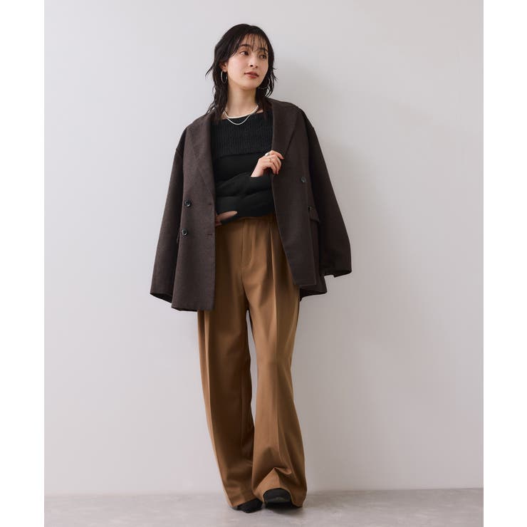 フェザーヤーンオフショルもちもちリブニット/イージーケア | VIS  | 詳細画像28 