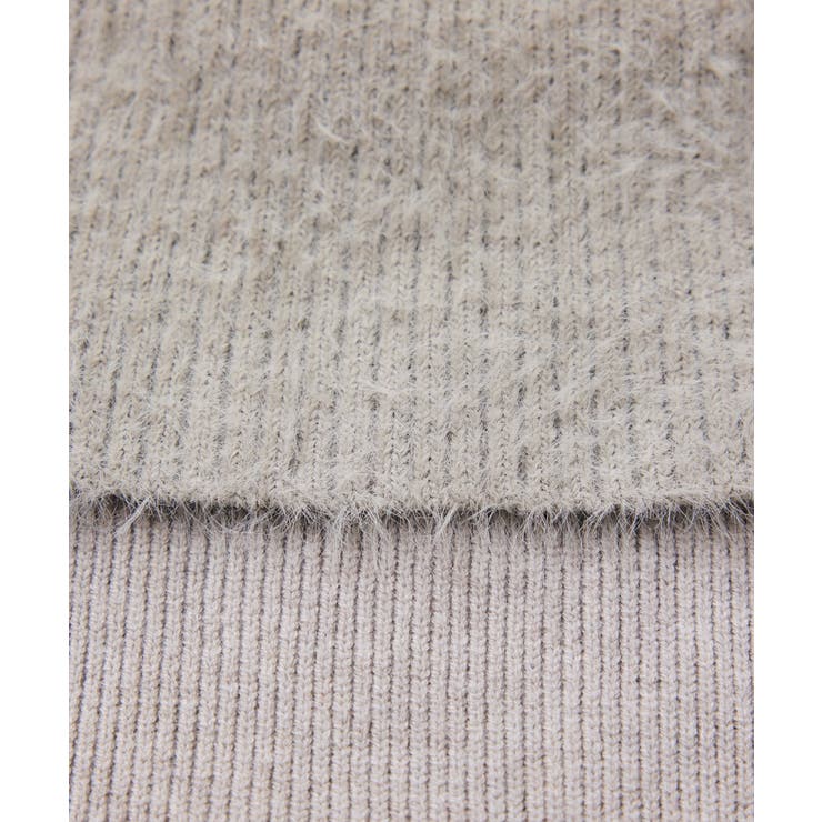 フェザーヤーンオフショルもちもちリブニット/イージーケア | VIS  | 詳細画像37 